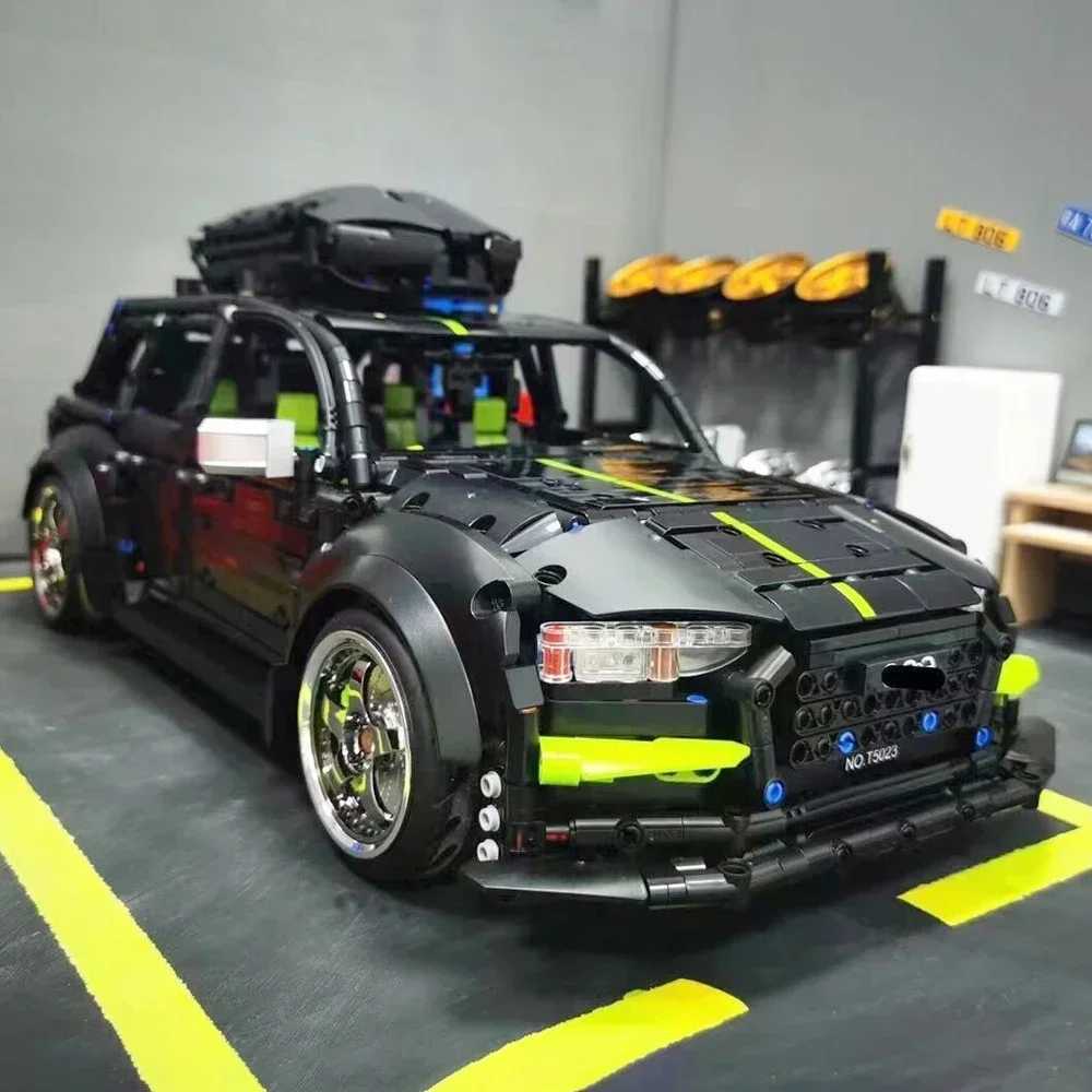 Technical R Avant Car Station Wagon Model Building Blocks MOC Bricks 1 10 Size MINI Cooper Red Car SUV Toys For Boys Kid Gifts Y250701