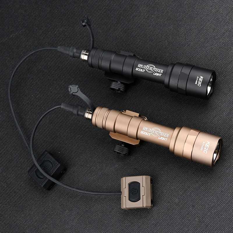 WADSN SF Surefire M600U Airsoft Flashlight Modbutton Set Tactical Lantern Torch AR15 Scout Rifle Gun Weapon LED Light For 20mm XJ250701