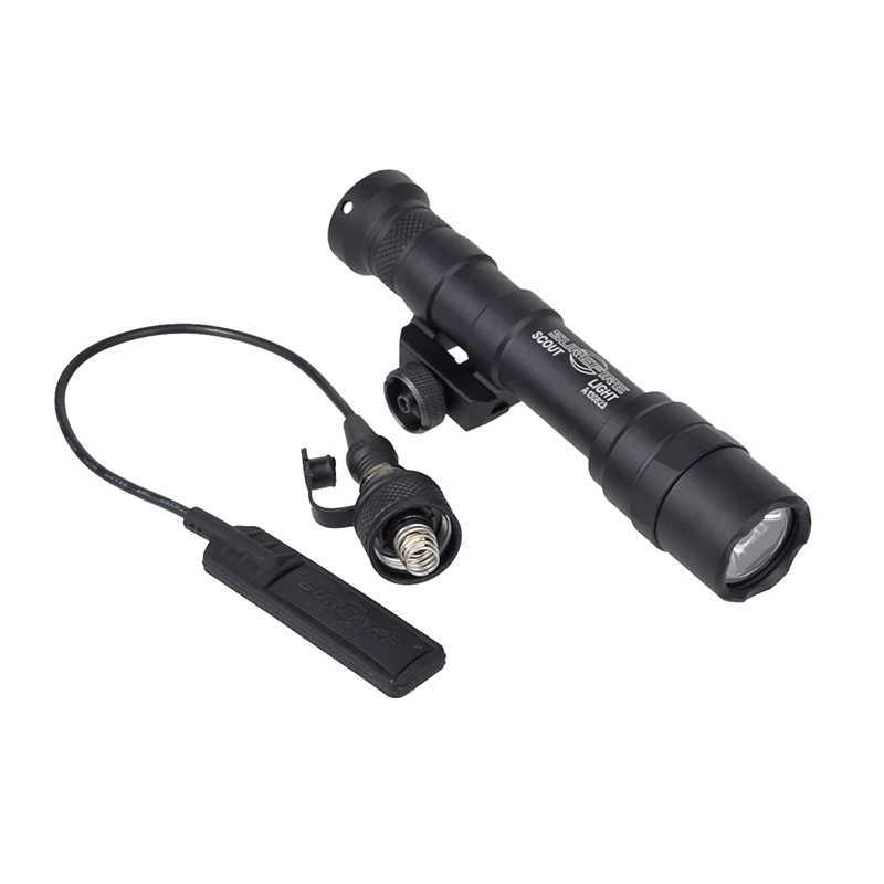 American Tactical Surefir M300B M300C M600B Weapon Gun Light Remote Pressure Switch LED Flashlight Torch AR15 Hunting 20mm Rail XJ250701