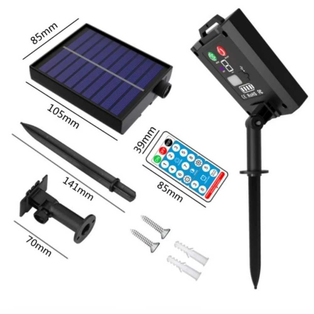 5V Solar LED Stripe Outdoor IP65 Waterproof String Lamp Garden Decoration Street Garland 8 Modes Fairy Lights W250701