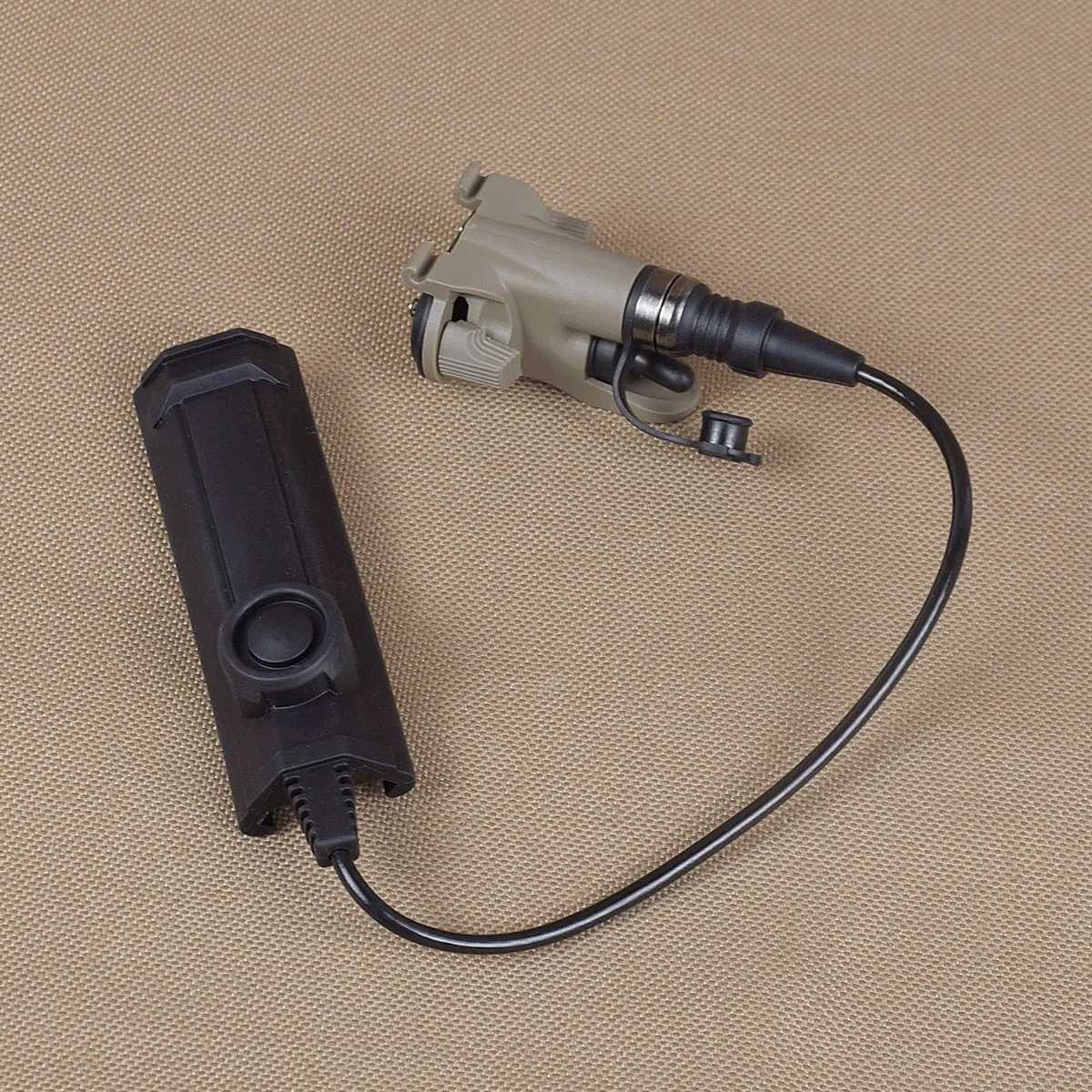 Tactical Remote Dual Pressure Switch Adapter For SF X300 X400 Airsoft Weapon Gun Light Fit 20mm Picatinny RailXJ250701