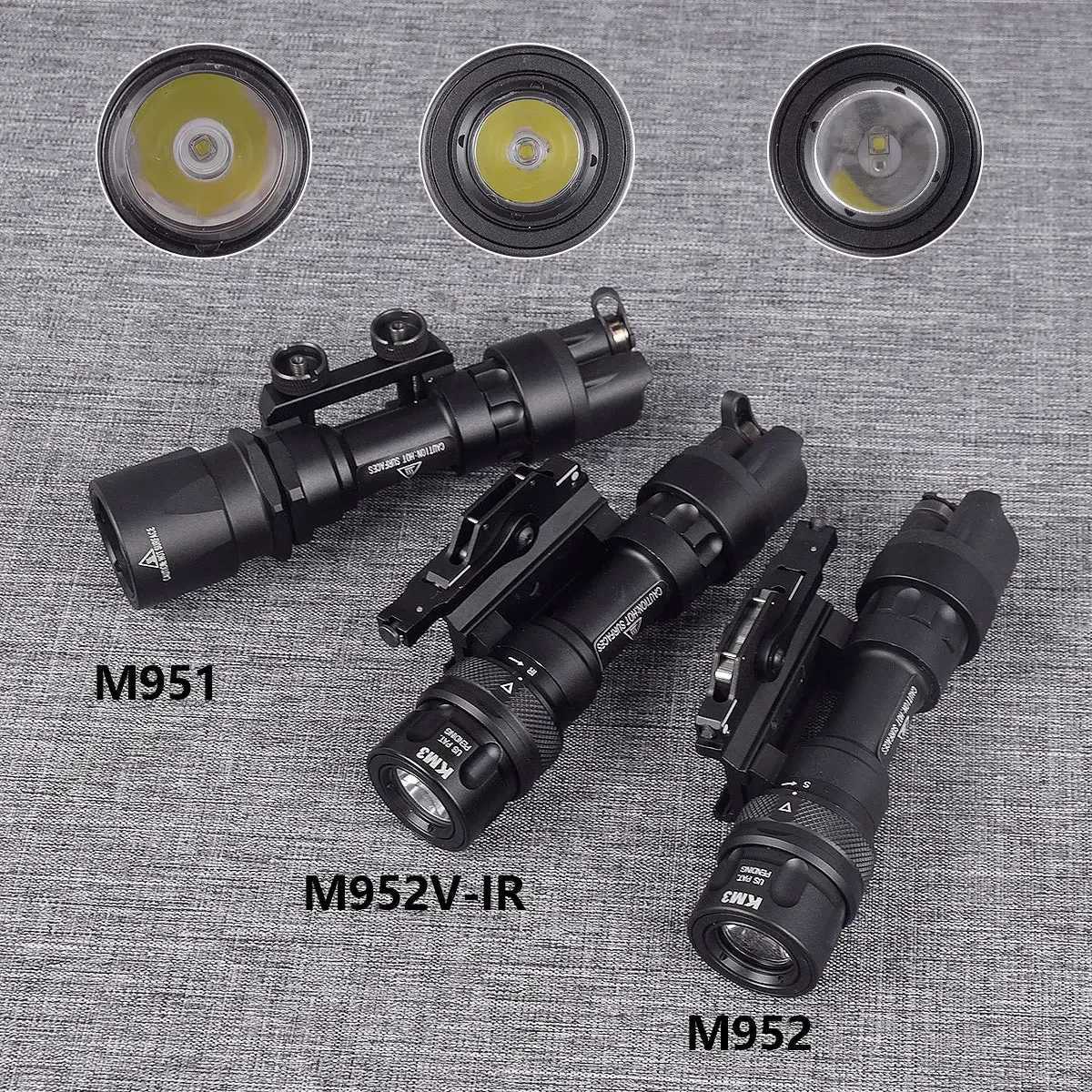 Tactical Surefire M951 M952 Scout Weapon Light Cover M600 Gun LED Flashlight Switch AR15 M4 Rifle Airsoft Torch Hunting Gun Lamp XJ250701