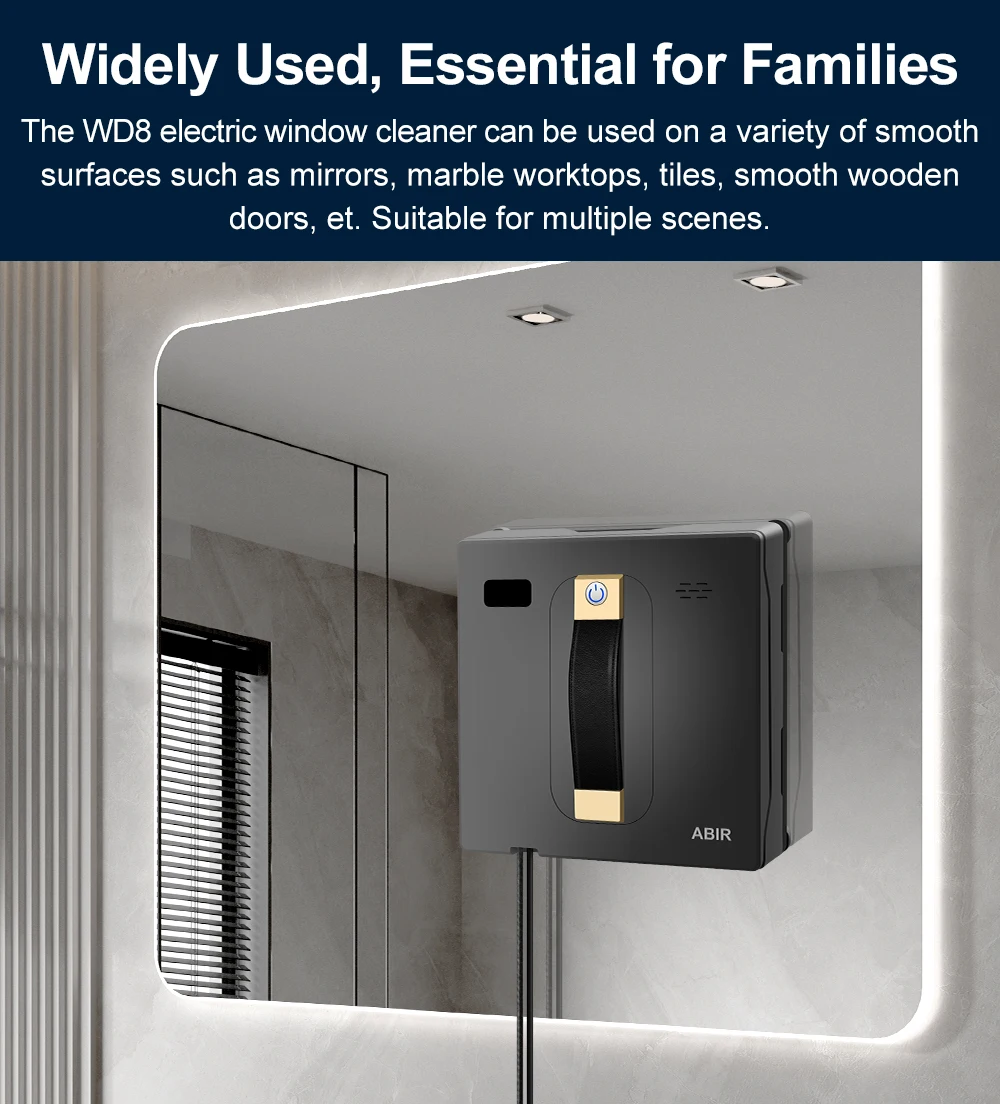 Remote Control Home Cleaning: Ultra Thin Vacuum Cleaner and Electric Window Cleaning Robot