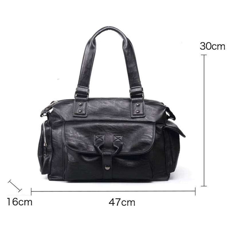 Business Men Large Capacity Brand Casual Black Travel Handbags Quality Man Shoulder Bags High capacity