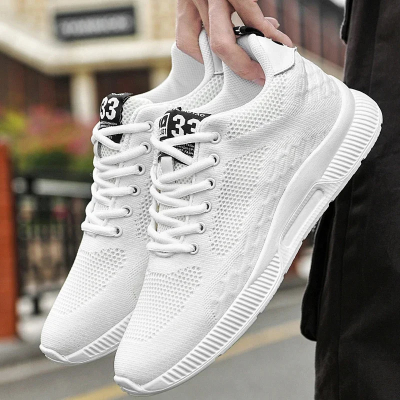 Men Sneakers Elevator Shoes Hidden Heels Breathable Heightening Shoes For Men Increase Insole 6CM Sports Casual Height Shoes 48 250626