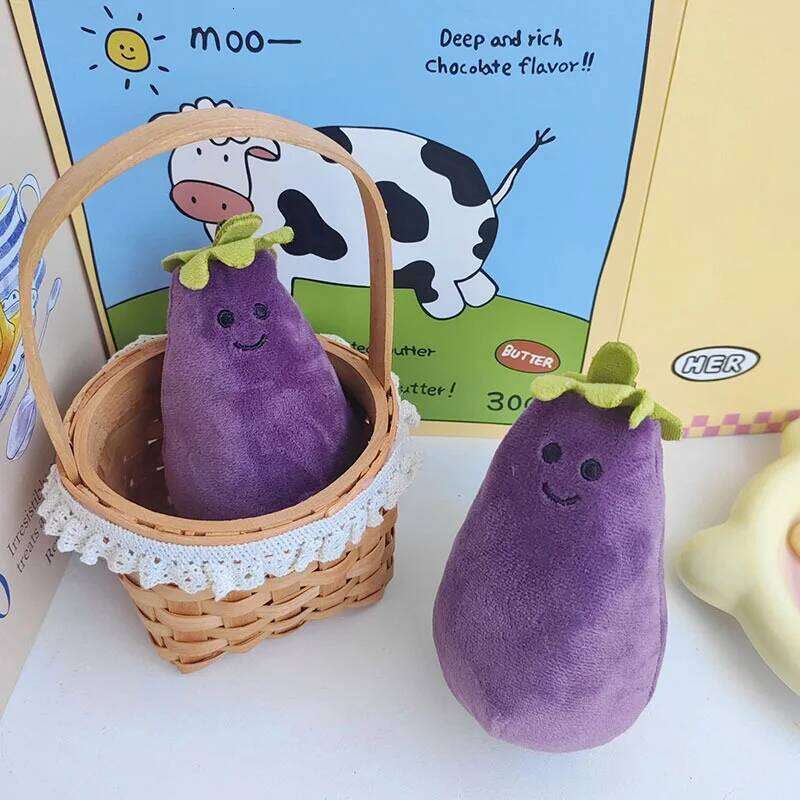 Cute Smile Vegetable Fruit Car Interior Student Backpack Hanging Decor Potato Scallion Cabbage Pendant Keychain Free shipping