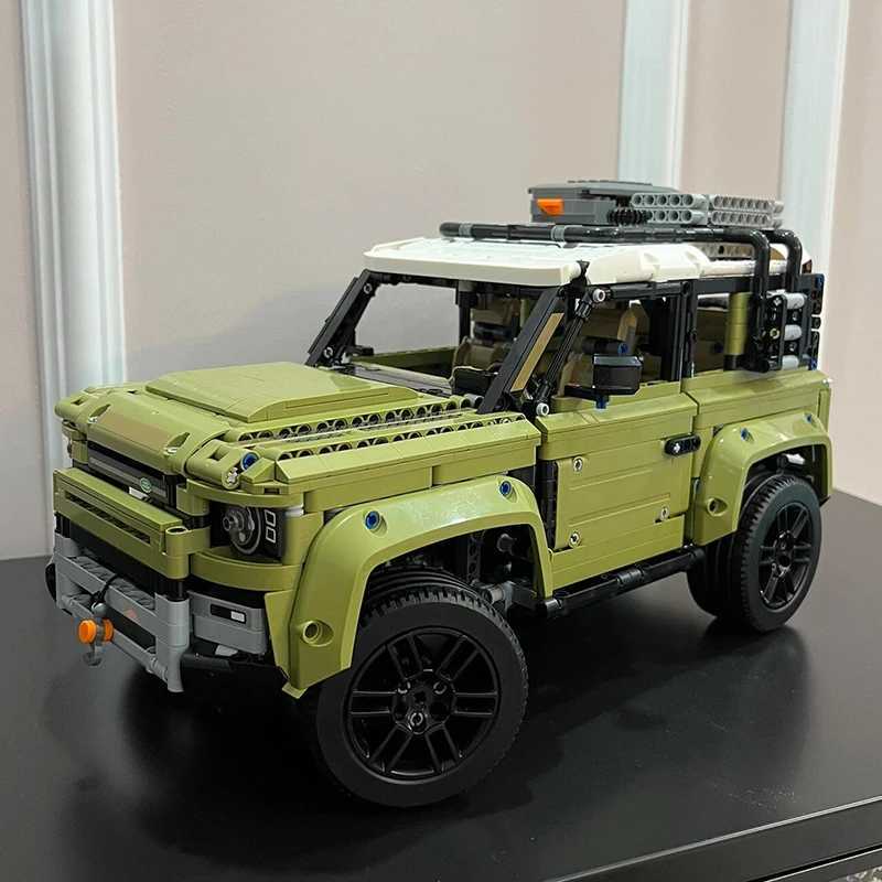 Technical Land Rover Supercar Off-Road Building Blocks Ci Racing Car Vehicle Model Assemble Bricks Toys Gift For Kid Boy Adult XJ250702