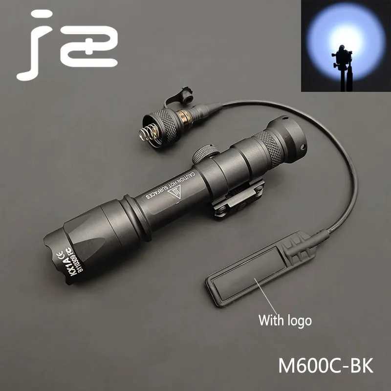 M300 M300C M600 Flashlight Surefir Scout Light Tactical mini M600C Gun Light 20mm Picatinny Rail Airsoft Hunting Weapon LightXJ250701