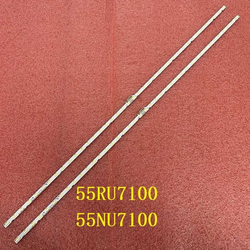 LED Backlight Strip For Samsung UE55NU7093U UE55RU7172 UE55NU7026K UE55RU7090U UE55RU7100 55RU7100 UE55RU7105 UE55NU7100K W250701