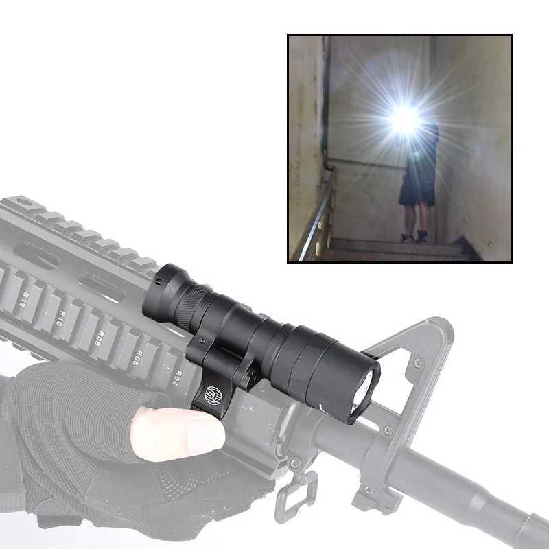 WADSN Airsoft M600 M300 Surefir Tactical Flashlight M640 M340 Weapon Light Rail Rotating Base Fit M-Lok Keymod Rail Mount XJ250701