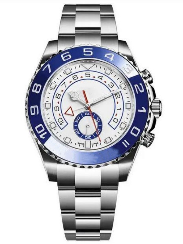 Men's Dress watch top Quality mechanical automatic watches stainless steel wristwatch white dial Steel Bracelet 073