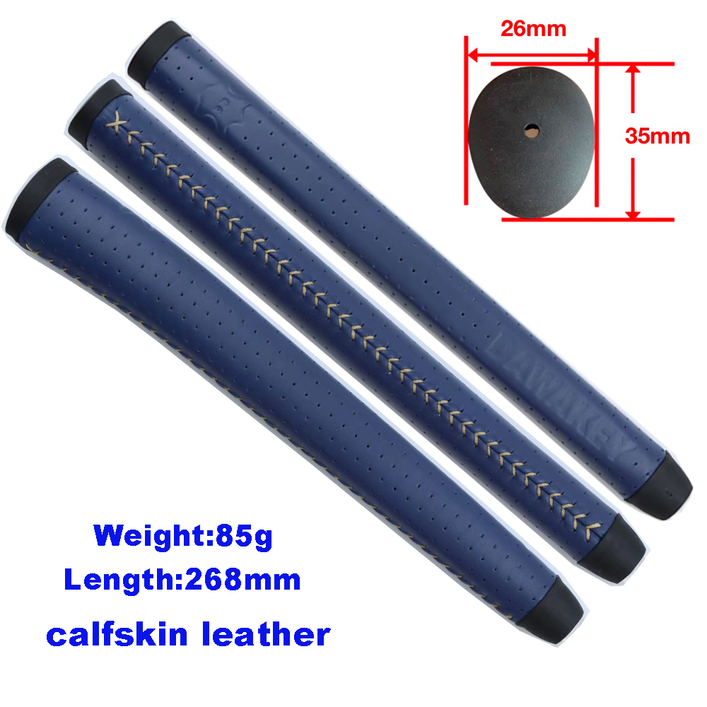 Leather golf club grip golf putter grip manufacturers supply customer LOGO.
