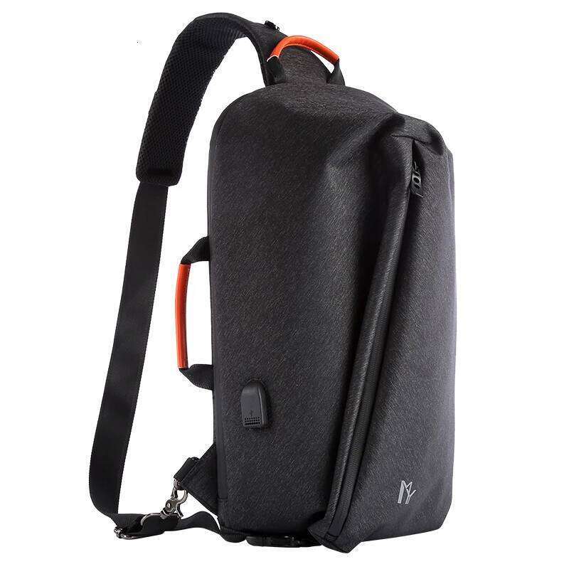 MOYYI Men's Chest Casual Messenger High Quality Leather Fashion Shoulder Bag For 7.9 Inch iPad