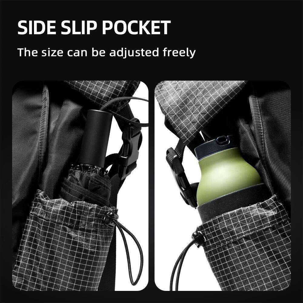 Men's Roll Top Travel Expandable Large Capacity Backpack Waterproof Outdoor Motorcycle Riding Hike Sports Bags