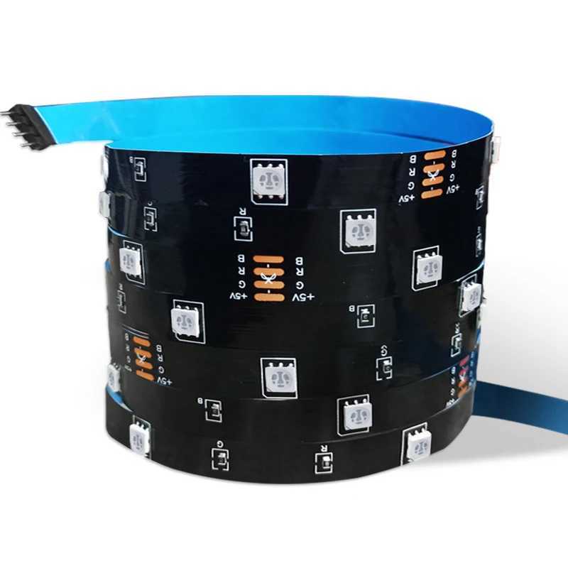 5V RGB LED Strip Lights 5050 1m 2m 3m 4m 5m 10m RGB LED Tape Multicolor LED Ribbon Strip 5v 10mm 18LEDs/m RGB LED Lights W250701