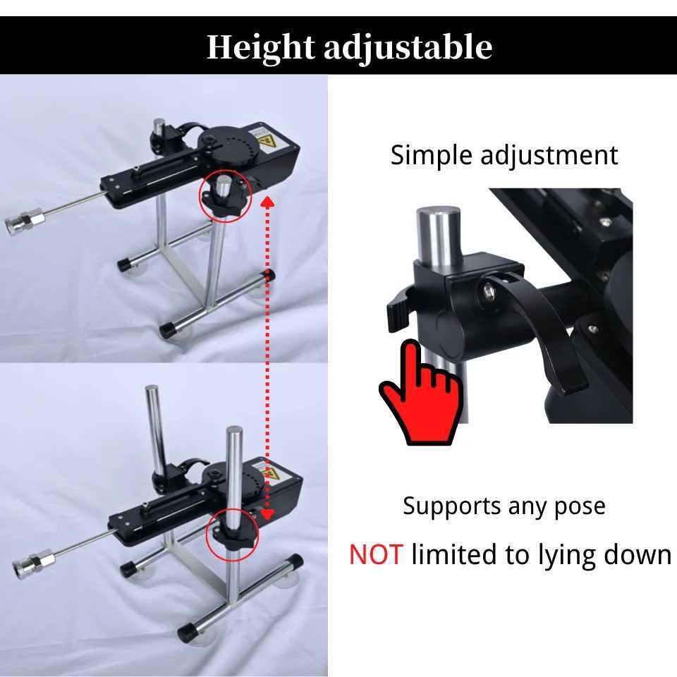 Rough Beast Female Sex Machine Automatic Masturbation Pump Gun Remote Control Adult Sex Machine and Big Dildo Sex Machine Toy W250702