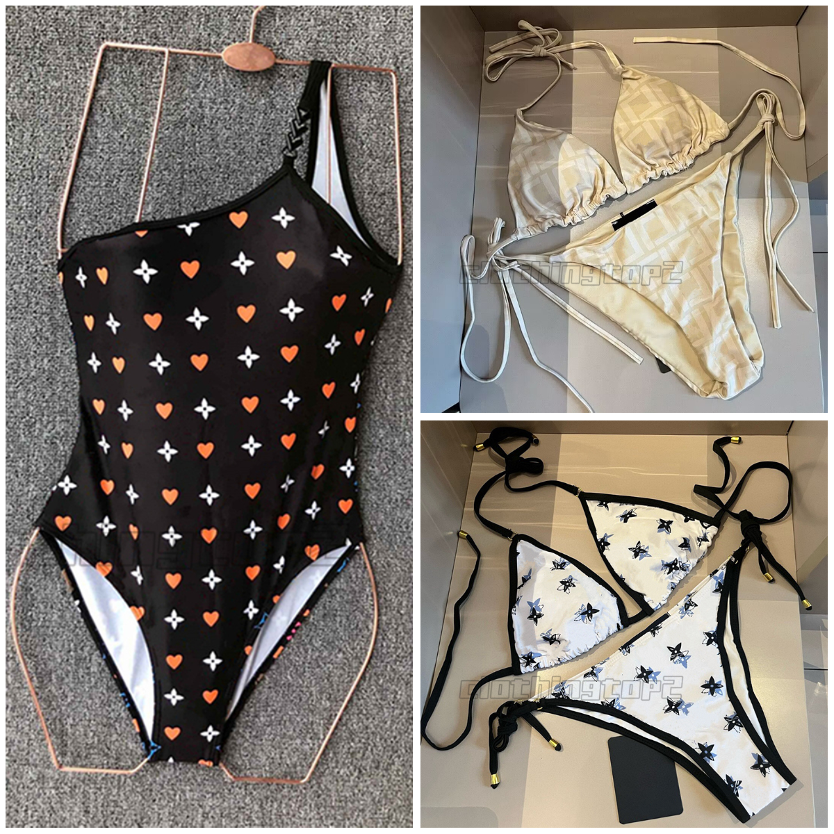 designer bikini Swimwear luxury bikini Swimwear summer women sexy bareding 2 piece bikini fashion high quality swimesuit bikini sets for women one piece swimsuit