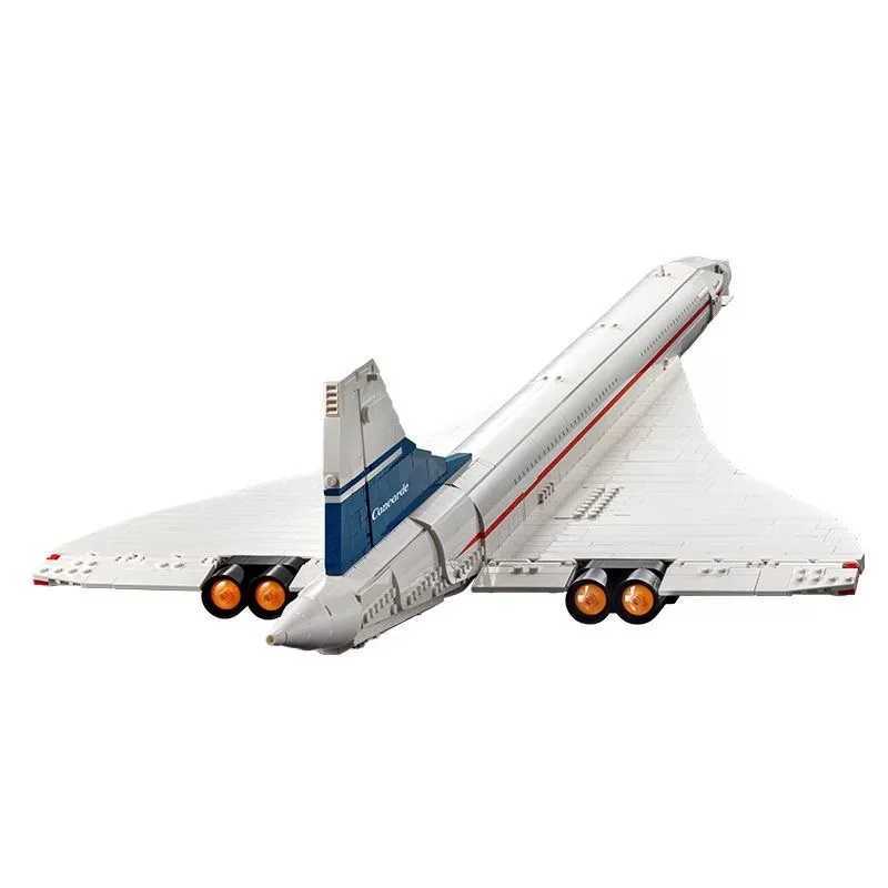 2025 new Concorde airplane model building blocks childrens toy birthday creative exquisite giftXJ250702