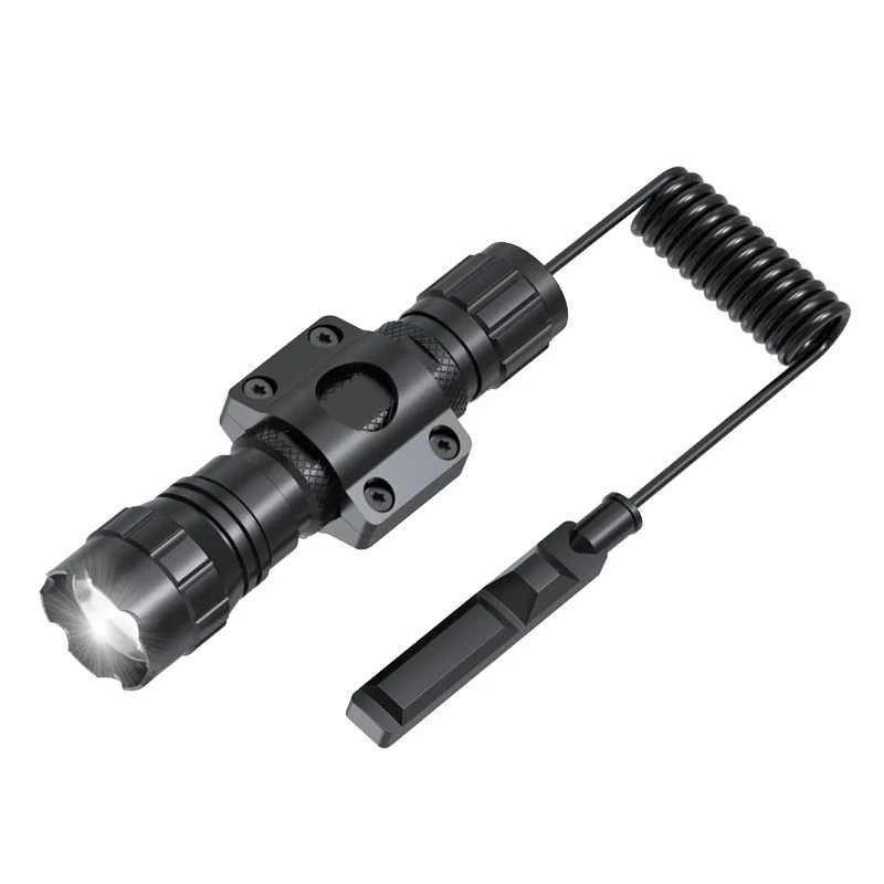 Mlok Tactical Flashlight 1200 Lumens LED Rifle Weapon Light with Low Profile M-System Flashlight Mount Pressure SwitchXJ250701