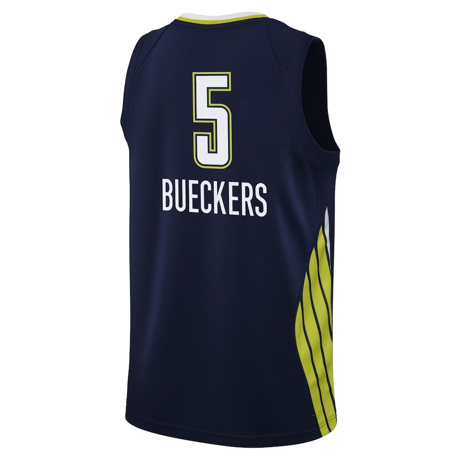 Paige Bueckers Jersey 5 Navy And Black Jersey Wings Basketball Stitched Jerseys Adult Size S-XXL Mix Match Order