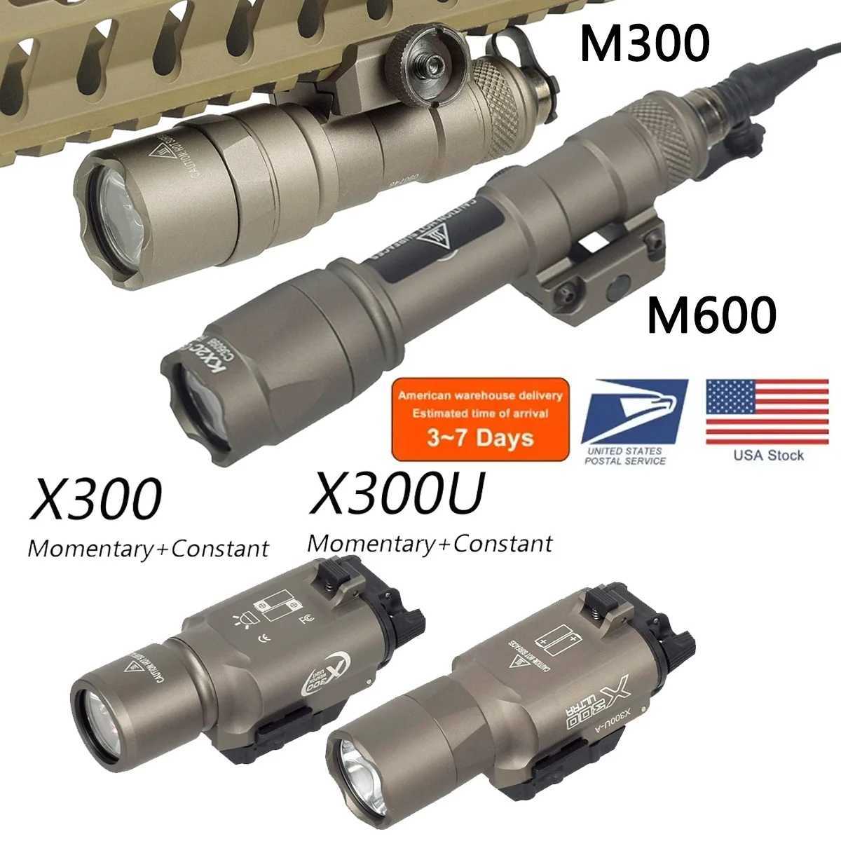 Tactical Surefire M300 M600 X300 Weapon Gun Light Remote Pressure Switch LED Flashlight Torch Airsoft AR15 Hunting Rifle Lantern XJ250701