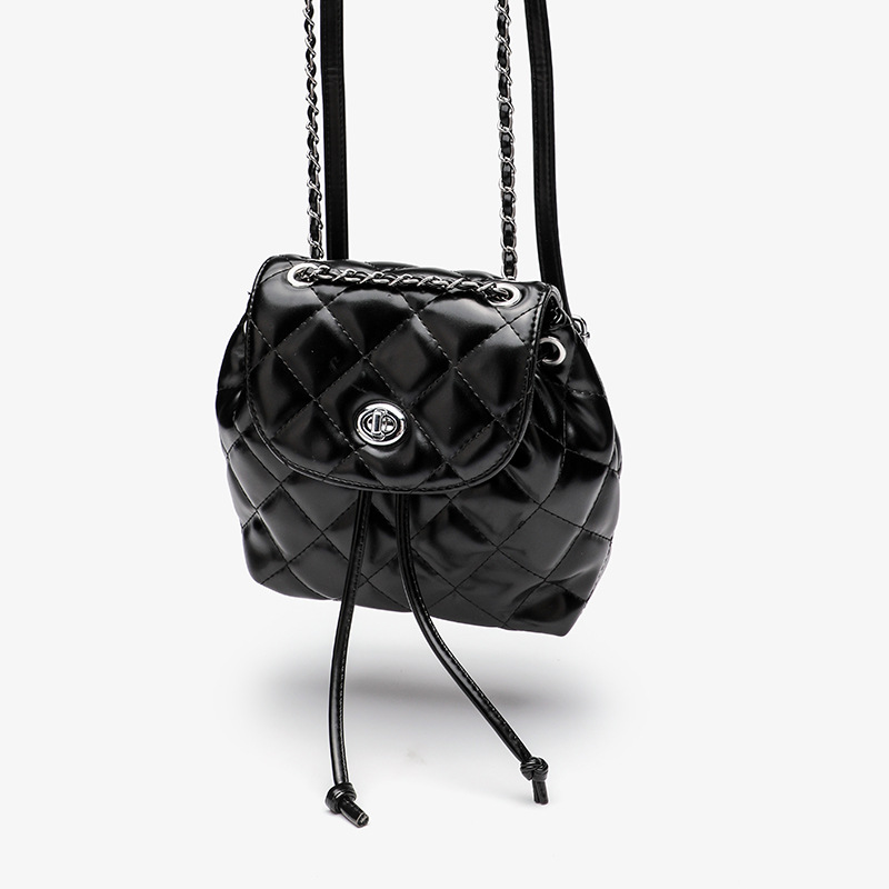 Shoulder Bag Designer Bag Luxury Bag Designer Free Shipping Korean Version Leisure Dia Grid Chain Hand Held Small Women S High End Backpack New Colleg