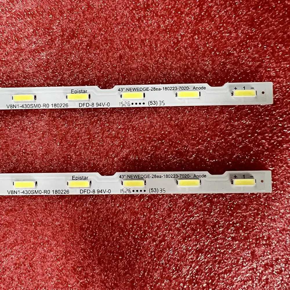 LED Backlight Strip For Samsung UE43NU7092U UE43NU7090U UE43NU7090S UE43NU7025K UE43NU7022K UE43NU7020W UE43NU7020K UE43NU6025K W250701