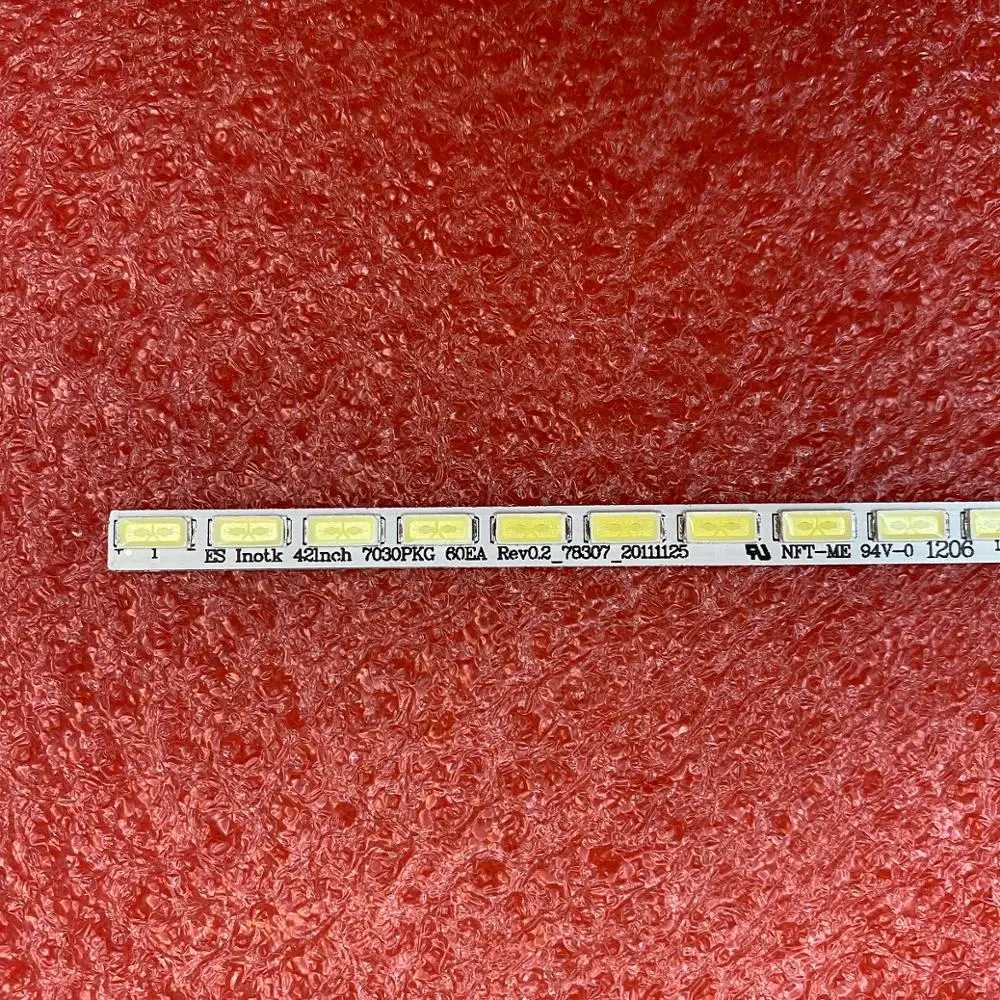 LED backlight strip for 42LS570 42LS570T 42LS5600 42LS560T 42LS570S 42LS575S TV 42inch 7030PKG 60ea 74.42T23.001-2-DS1 W250701