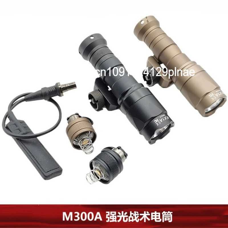 Tactical SF M300A M300B Airsoft Gl El Feneri ift Anahtar AR15 Tfek 20mm Ray Avclk Silah LED Silah Lambas zcilik IklarXJ250701