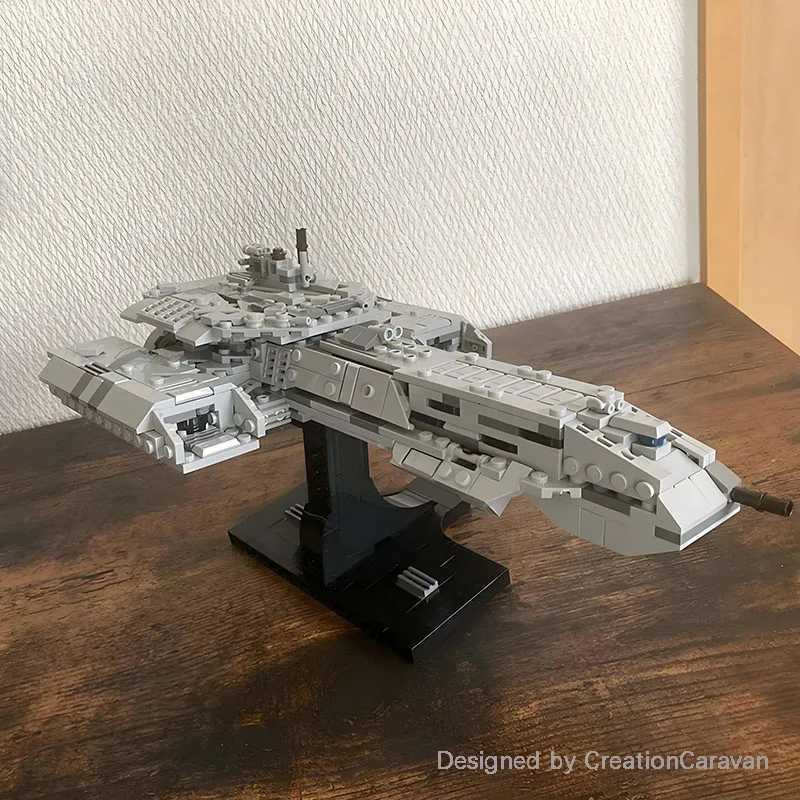 NEW MOC Spaceship BC-304 Daedalus-Class Battlecruiser Midi-Scale Building Blocks Kit DIY Bricks Model Toys Gift for Kids Adults Y250701