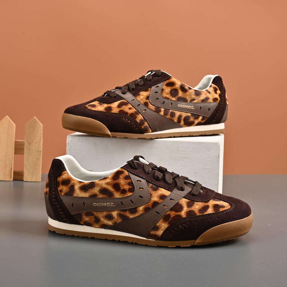 Lanjia Modern Unisex Streetwear Tennis Flats Featuring Feline Design Okimoz E