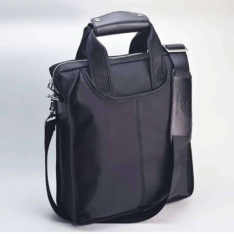 New Zipper Single Shoulder Oxford Fabric Business Briefcases Messenger Vertical Men's Bags Casual Handbags