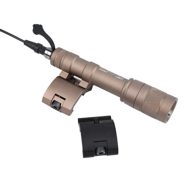 Surefire Airsoft M600 M600C Weapon Light Flashlight M300A Tactical Hunting Weapon With Offset Mount Base XJ250701