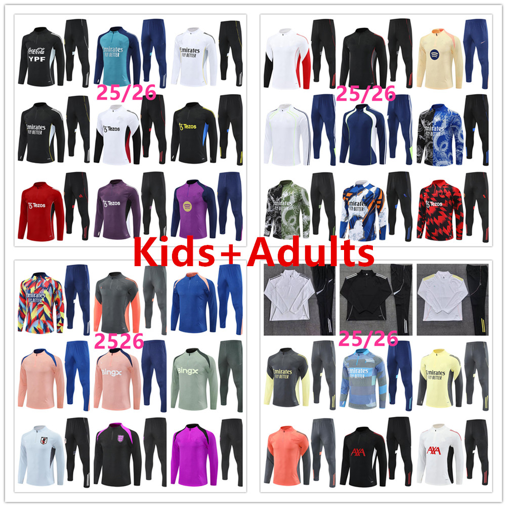 2024 2025 soccer tracksuits men football training suit 24 25 train GAKPO DARWIN Luis DIaz Arnold ALLISTER tuta jacket kit men and kids survetement 666898