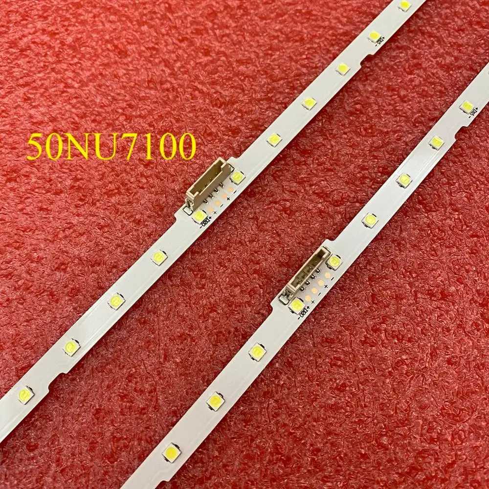 2pcs LED strip for Samsung UE50NU7025K UN50NU6950 UE50RU7090U UE50NU7470U UN50NU7100 UE50NU7100 UE50NU7020 50NU7100 UN50NU6900 W250701