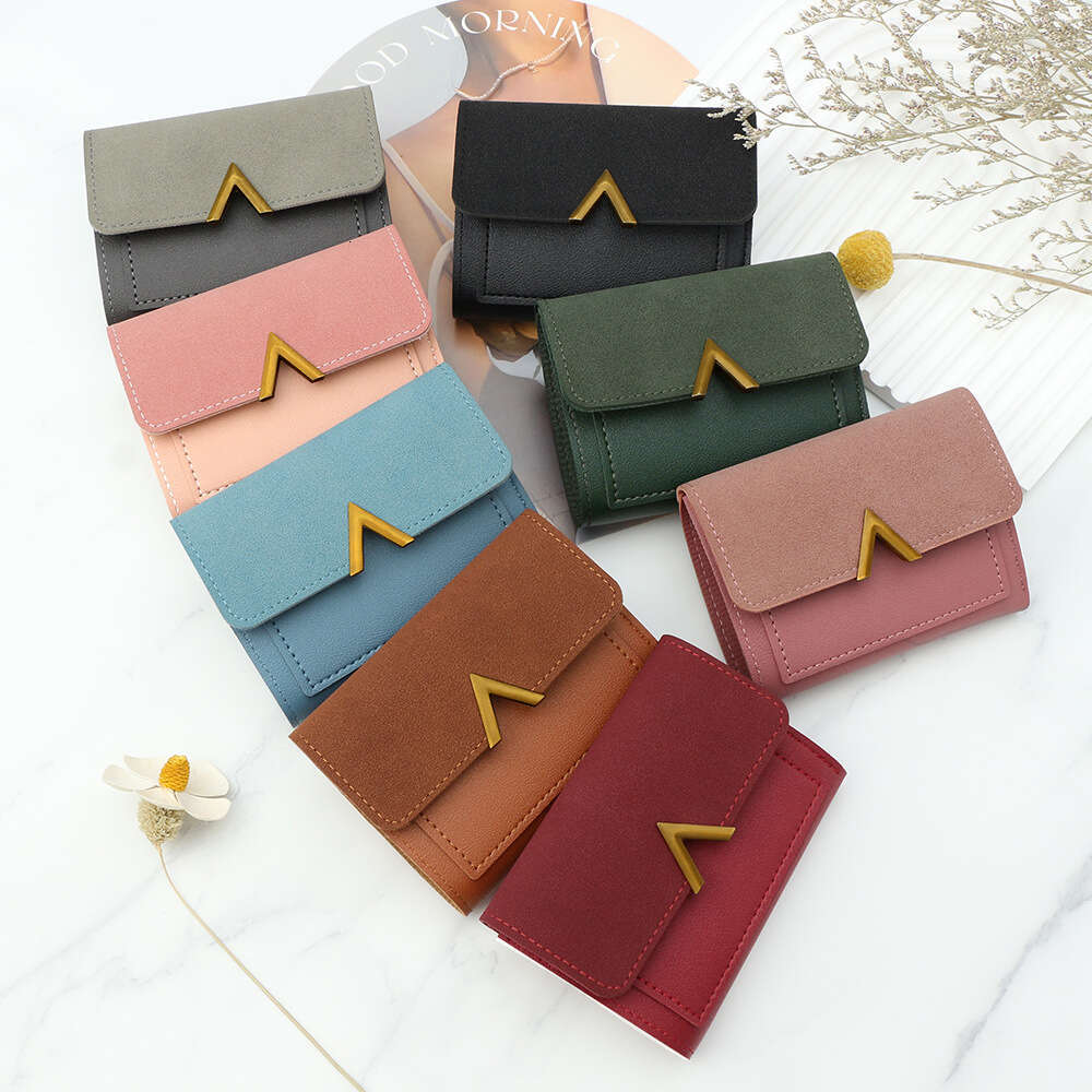 New Korean Style Simple Girls' Clutch Student Coin Purse Card Holder Women's Short Wallet