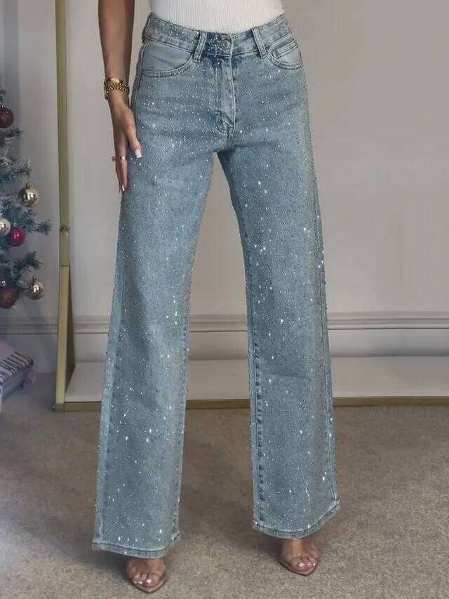 hoodie Wear Straight Jeans For Women Dias Pants Stretch High Waist Washed Distressed Pockets Vintage Denims Streetwear Female Trousers jacket