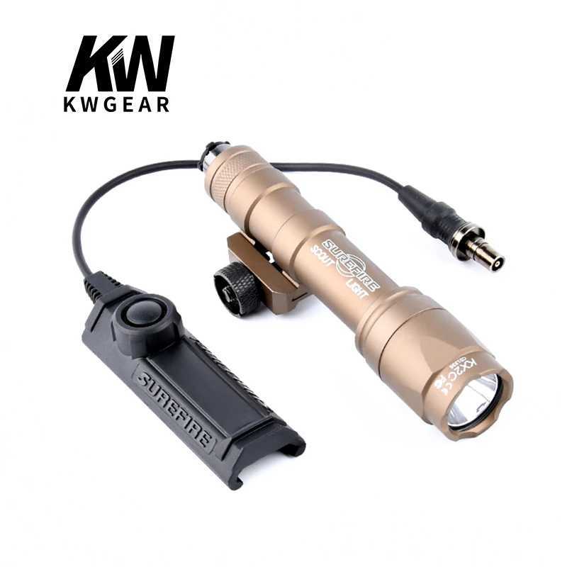WADSN Airsoft Surefir M600 M600C Scout Flashlight 540 Lumens LED Tactical Hunting Gun Weapon Light with Dual Function Tape Switch XJ250701