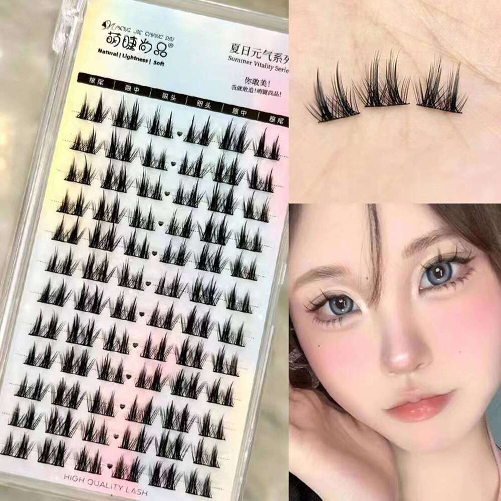 Maga lash Clusters DIY Eyelashes Fluffy Volume cartoon Little Devil natural Long False Eyelahes for Beauty Blogger Makeup X250702