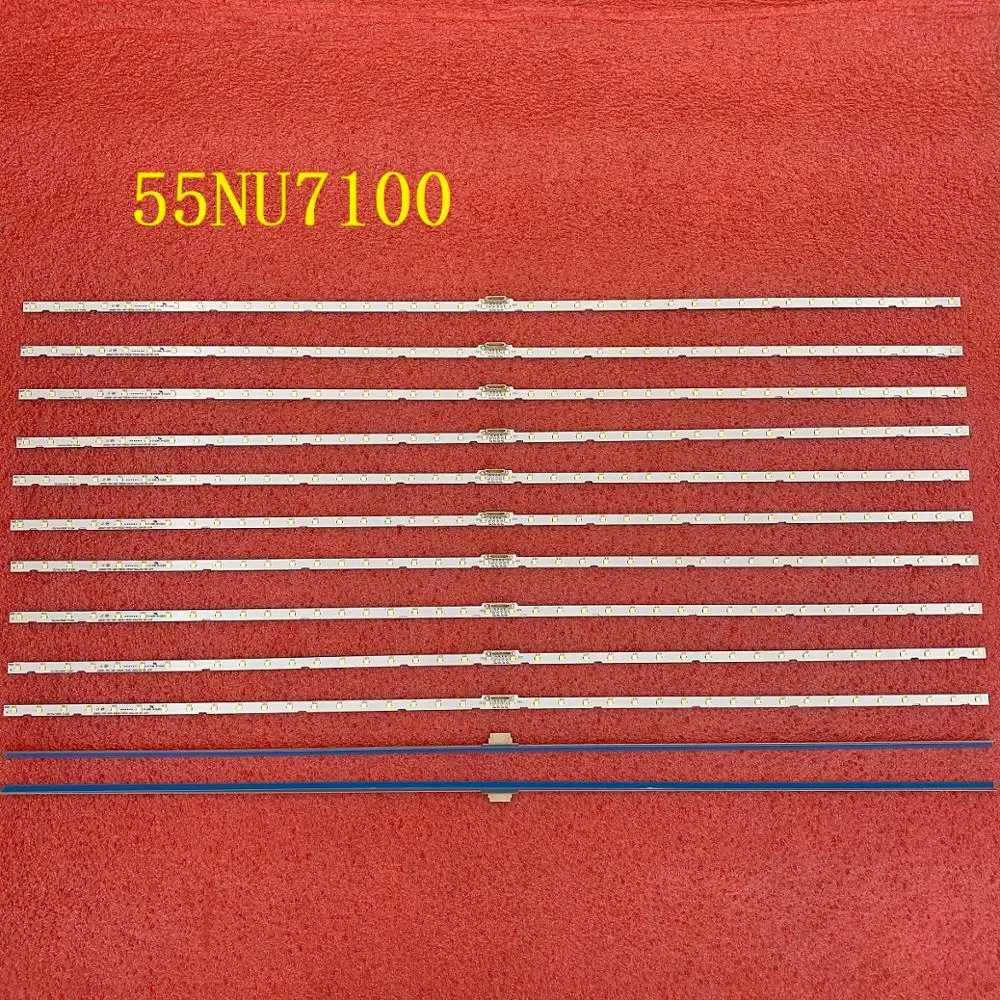 LED Strip For Samsung 55NU7100 UN55NU7100 UE55NU7100 UN55RU7100 UA55NU7100 UN55NU7200 UN55NU7400 UN55NU7100G W250701