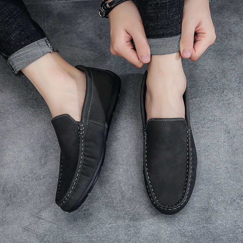 Loafers 2024 Summer New Low-top Breathable Trendy Fashion free shipping big size Slip-on Casual Men's Lazy Shoes