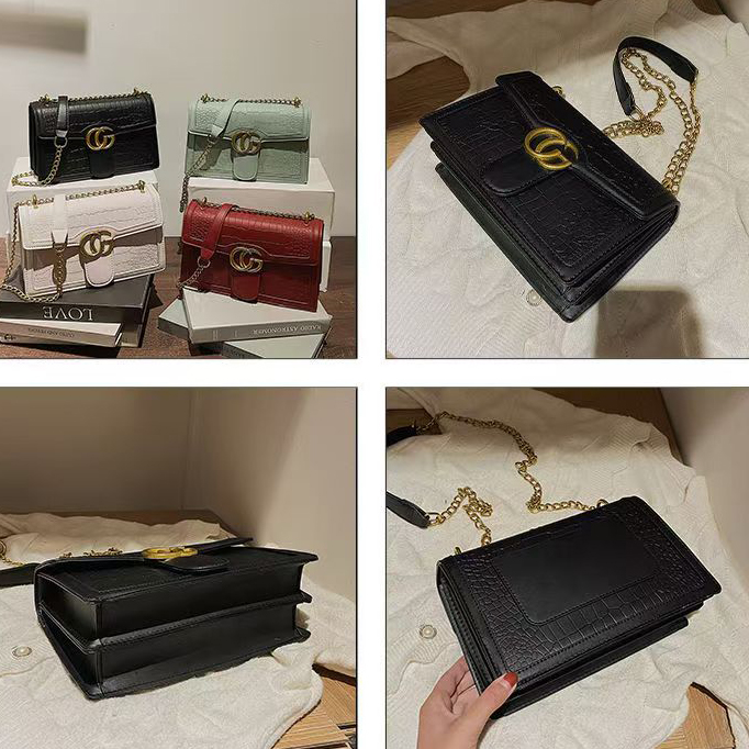 Luxury bag Alligator Pattern Designer Bag Casual Handbag Spacious Armpit Top Quality Fashion Shoulder Bag Advanced Leather Zipper Closure Wine 7878