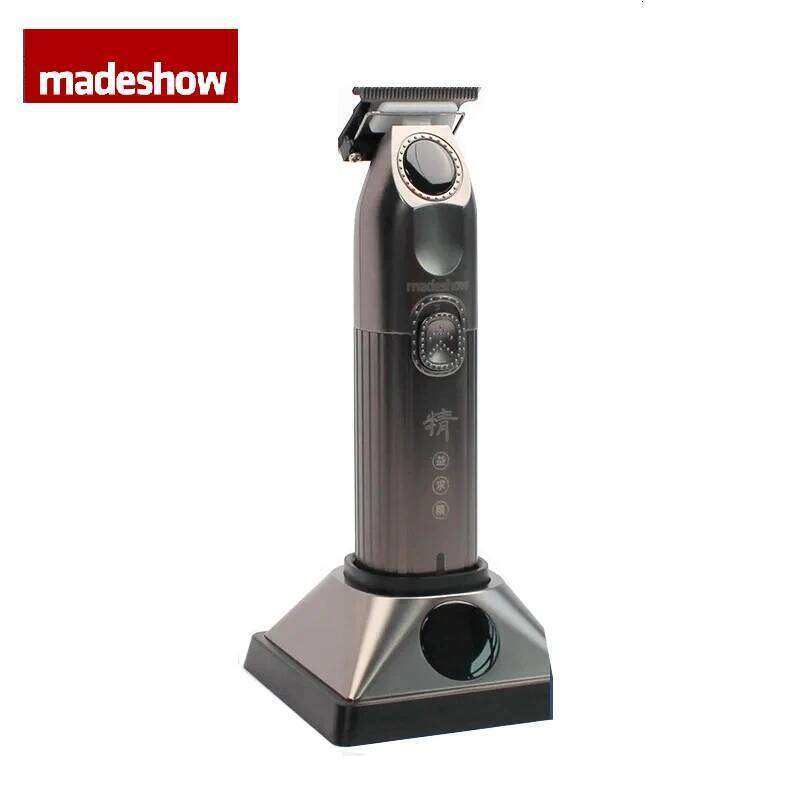 Madeshow M9 Hair for men,Electric Beard Trimmer,Adjustable Zero Gapped Blade,Barber Supplies,Mustache Trimmer DLC Blade