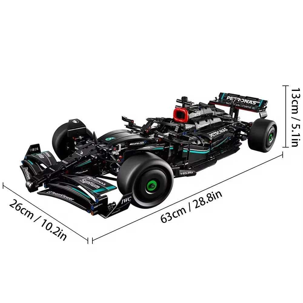 Technical 42171 F1 Classic Performance 1642Pcs Building Blocks Super Sports Car Assembly Model Sets Vehicle Bricks Party Gifts Y250701