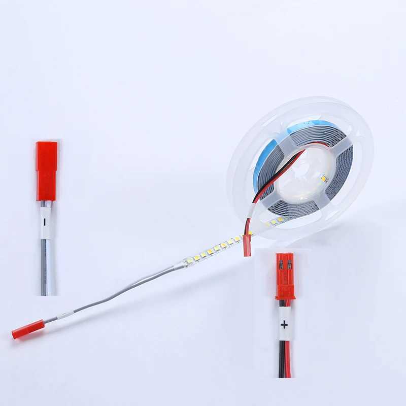 (2 welding points) 3 meters 2835 200D dual colors LED strip for repairing chandeliers 3000K+6500K LED ribbon (51-60W) X2 colors W250701