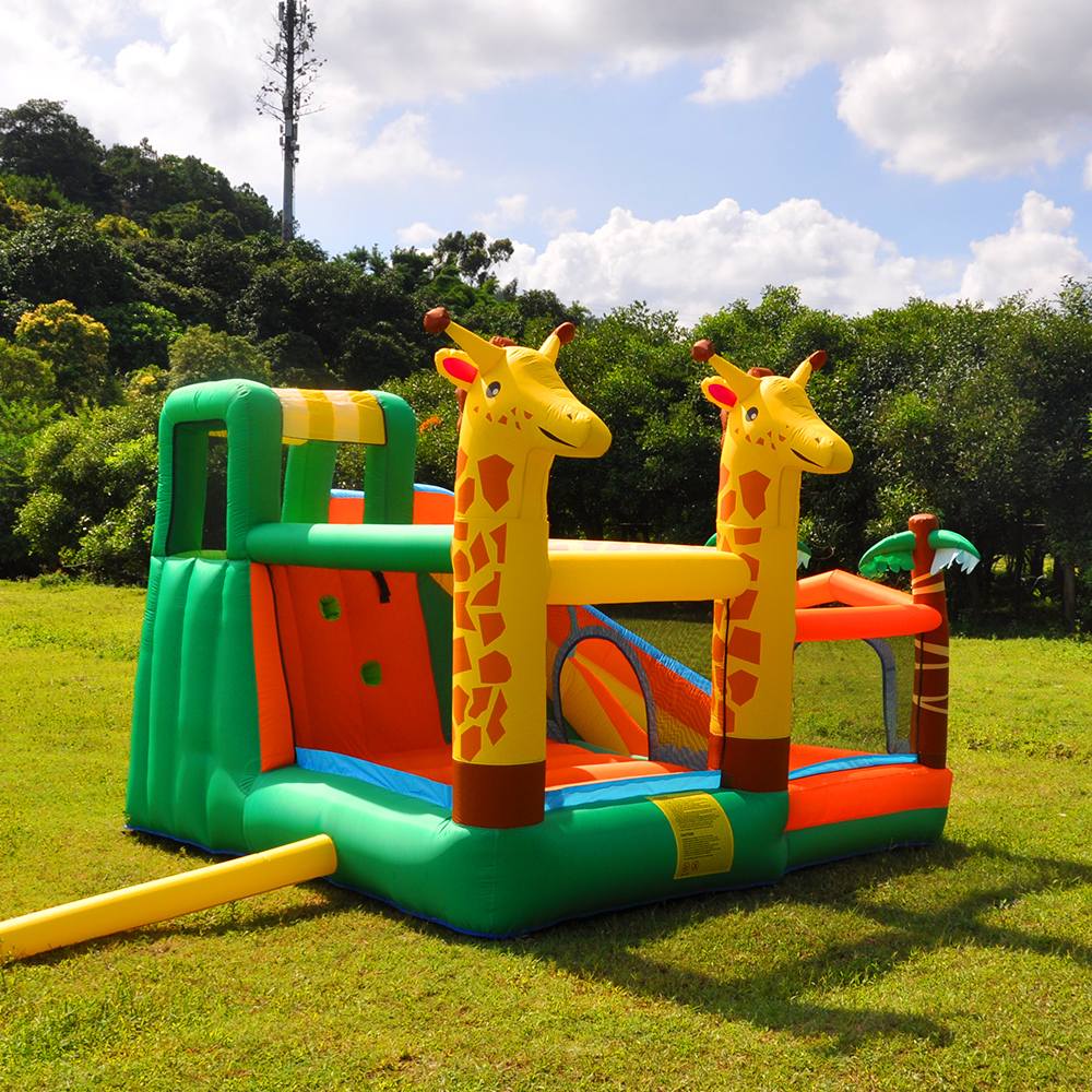 Stylish Castled Frame Combined with Extra Protective Padding: Perfect Family Fun Jump Mat