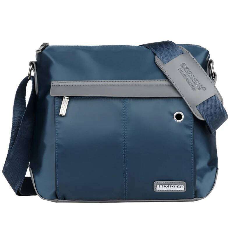 New Waterproof Men's Single Shoulder Diagonal Oxford Cloth Material Multi-functional Large-capacity Casual Student Bag