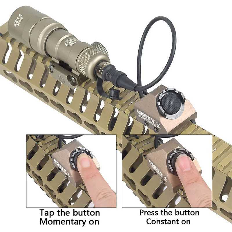 Surefir M300B Airsoft Powerful Flashlight With Remote Pressure Switch Fit 20mm Rail Rifle AR 15 Weapon Gun Scout LED Light XJ250701