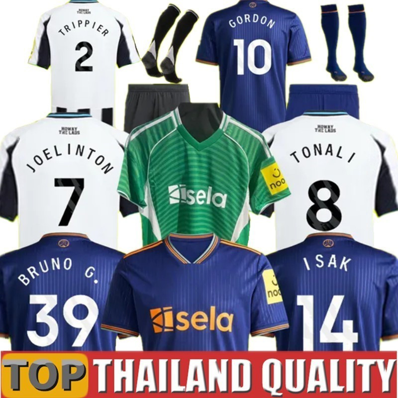 United 25 26 TONALI soccer jerseys 2024 2025 BARNES BRUNO G. Gordon ISAK NUFC Football Shirt set CARABAO BURN men Kids kit goalkeeper long sleeves NEWCASTL E