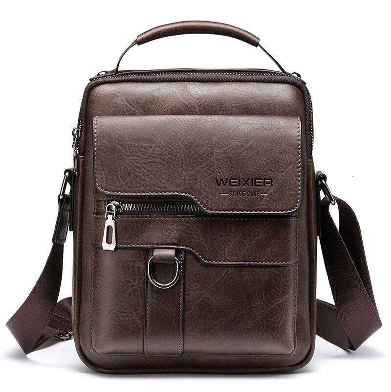 Crossbody Casual Fashion Designer Shoulder PU Backpack High-end Men's Bag